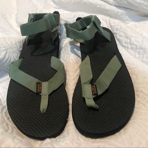 Teva New Green Sandals